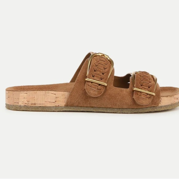 Veronica Beard Paige Buckle Sandal Sz 6.5 - Picture 4 of 14